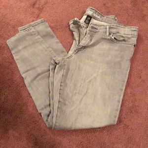 Ash gray gap denim leggings